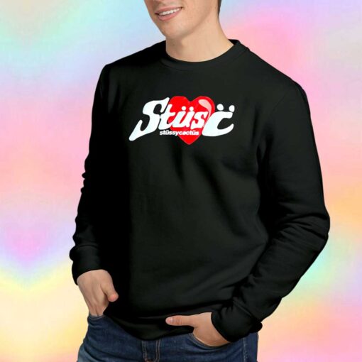 Stussy x CPFM Heart Graphic Unisex Sweatshirt