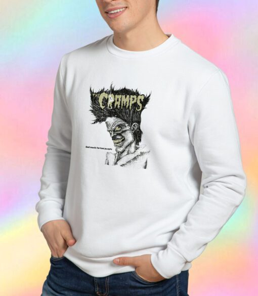 The Cramps Bad Music for Bad People Sweatshirt