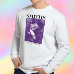 Vintage The Smiths 1986 UK Tour Poster Rock Sweatshirt