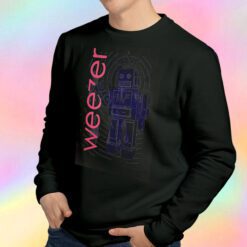 Weezer Robot Radio Rock Band Sweatshirt